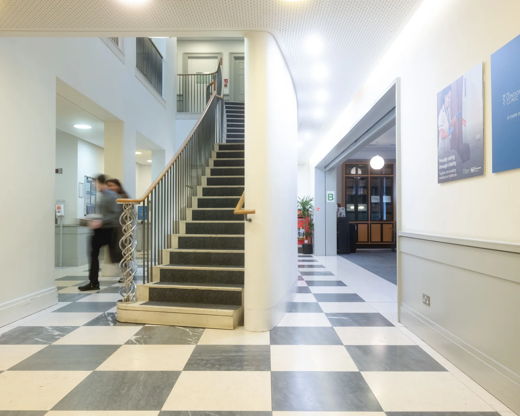 The London Clinic hallway